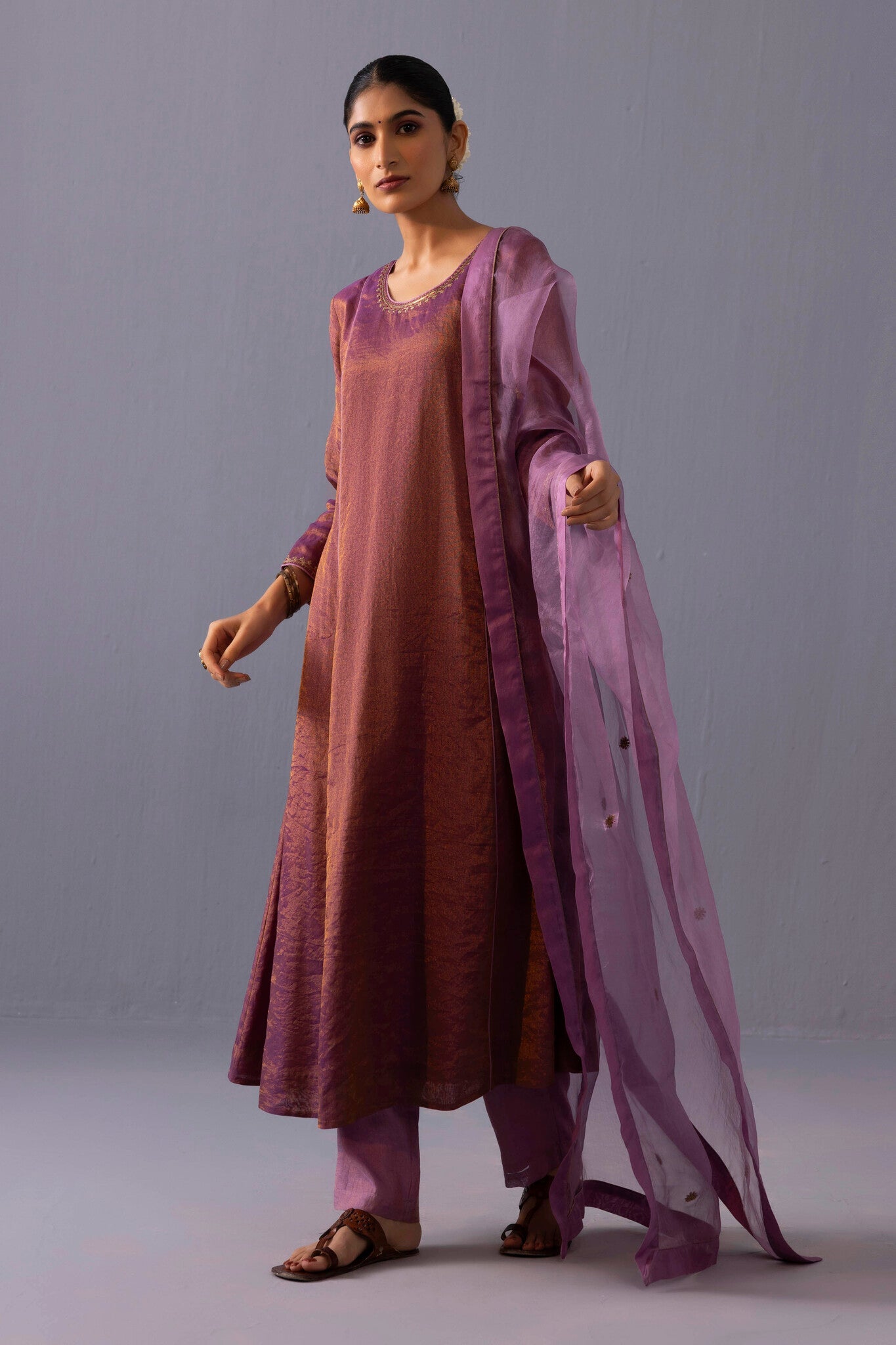 Himani Kurta Set - Purple - CiceroniKurta SetsLabel Shreya Sharma