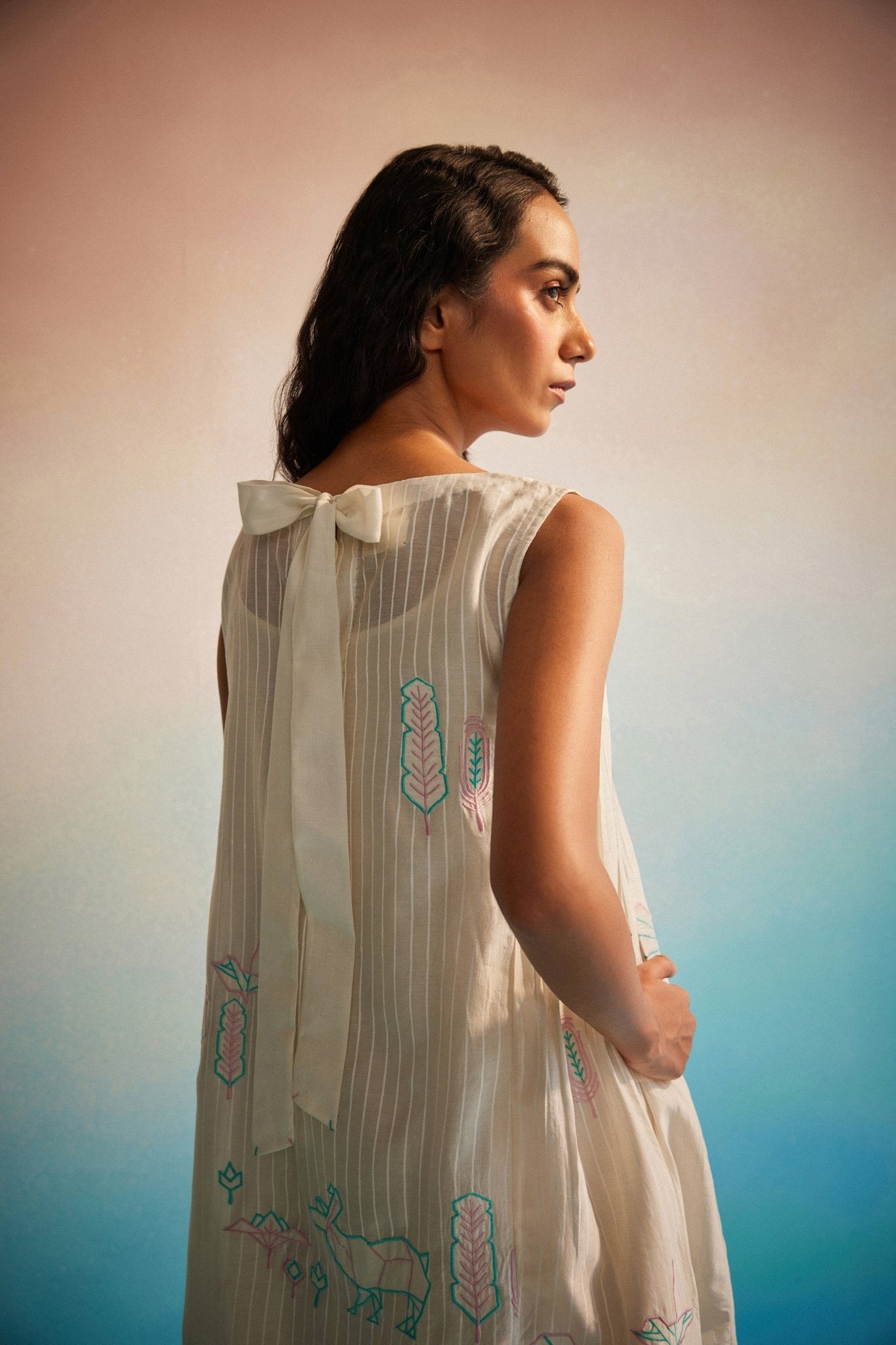 Hiroko Pleated Dress - CiceroniDressesAhmev