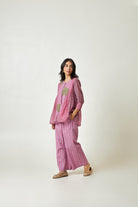 Holiday Mood embroidered co-ord Set - CiceroniCo-ord SetPants and Pajamas