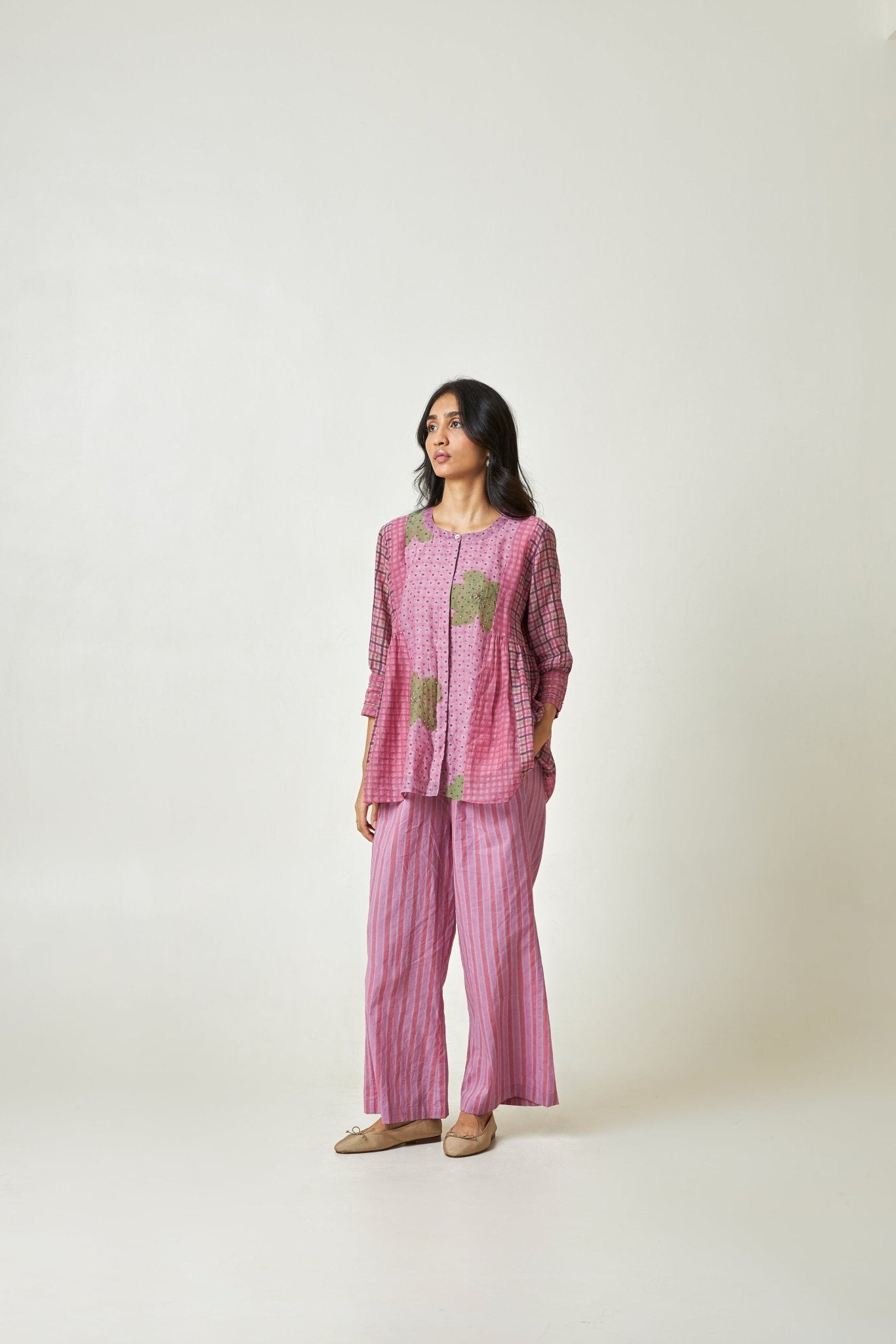 Holiday Mood embroidered co-ord Set - CiceroniCo-ord SetPants and Pajamas