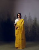 Holud Phool Saree - CiceroniSareeGulmohar Calcutta