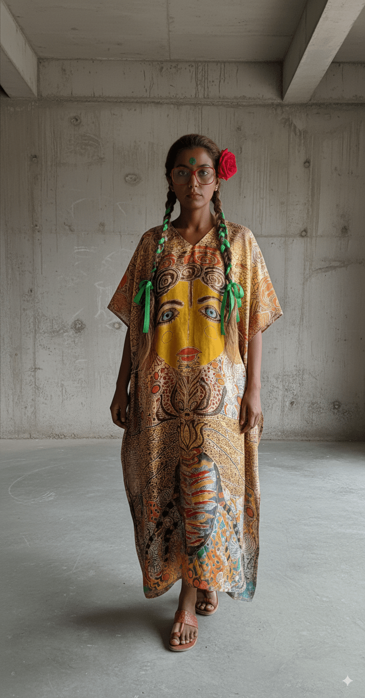 Honeybee Kaftan - CiceroniKaftanRed Lotus Stories