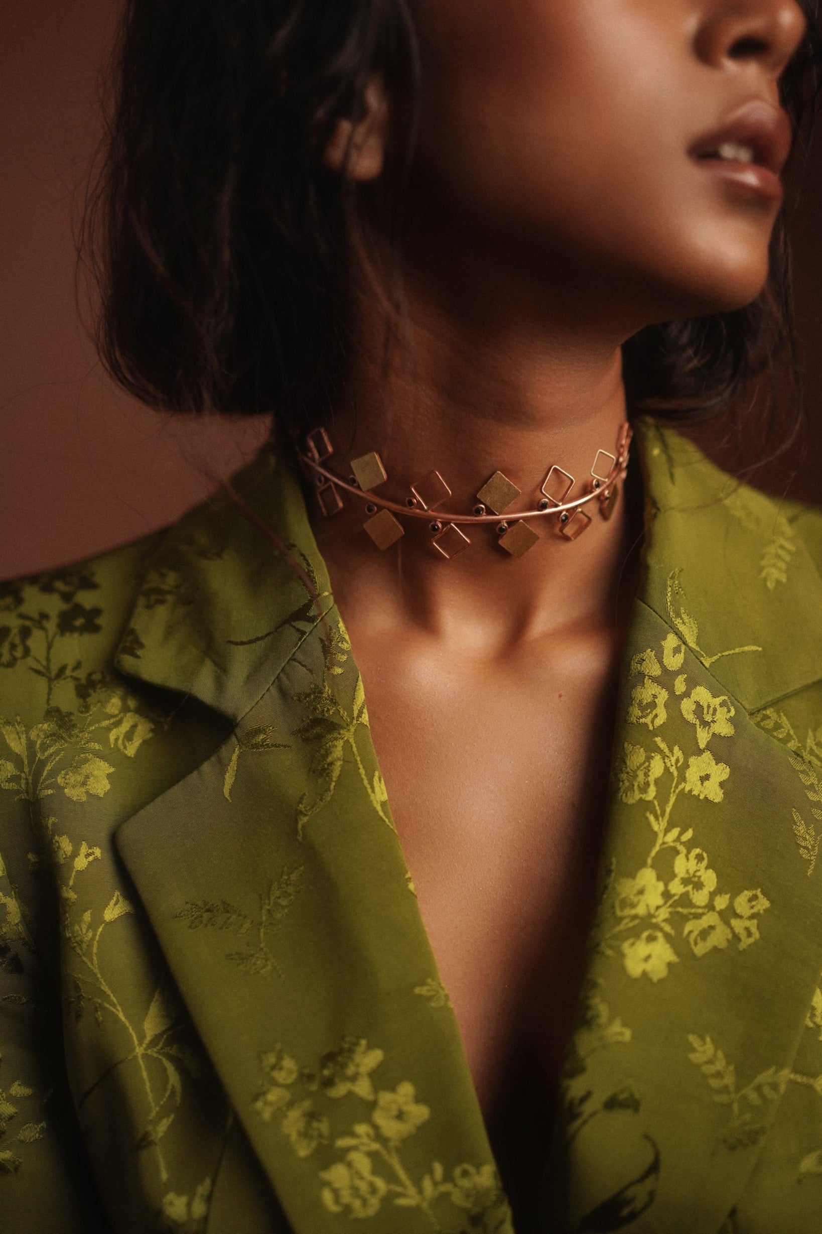 Honeycomb Neck Cuff - CiceroniNecklacePiku