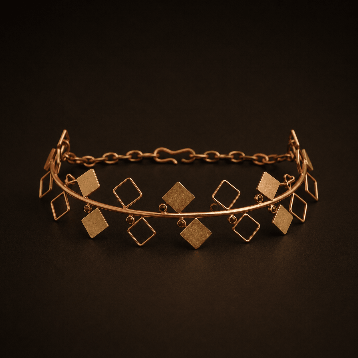 Honeycomb Neck Cuff - CiceroniNecklacePiku