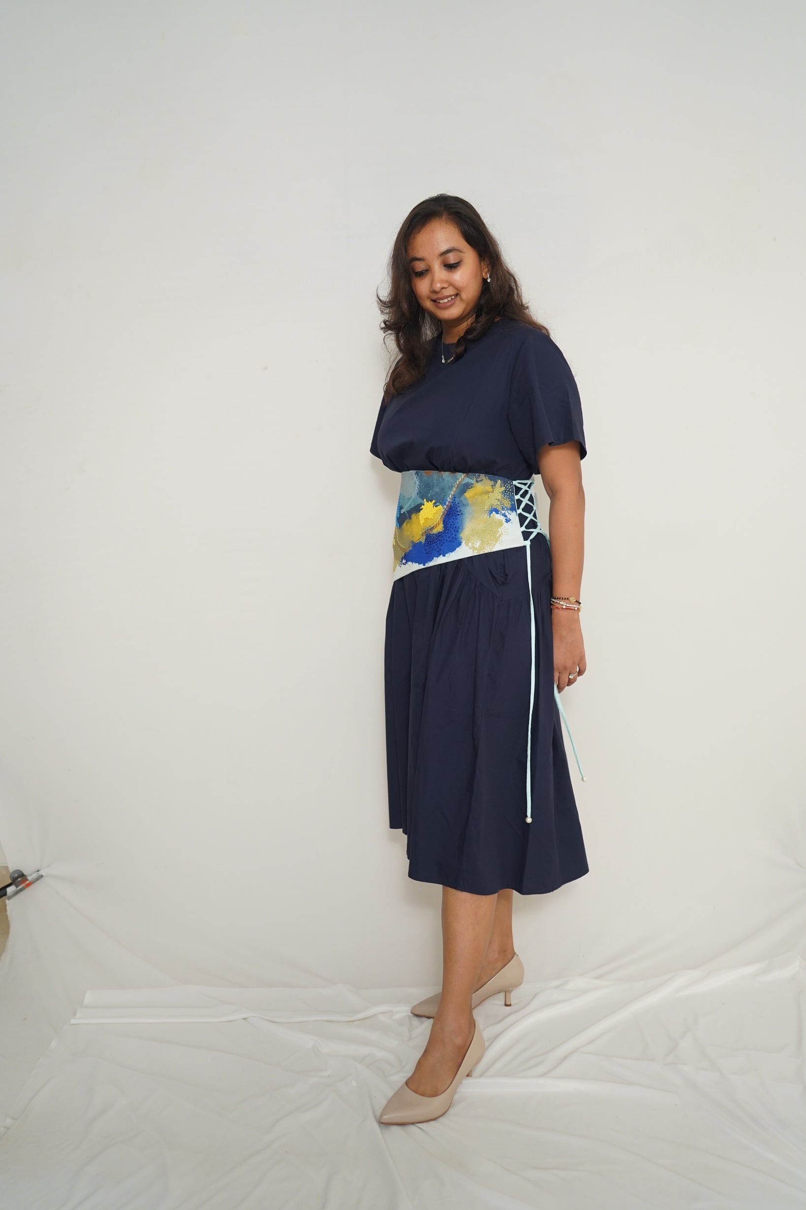 Horizon Corset Belt - CiceroniBeltsArtbeats by Keerthana