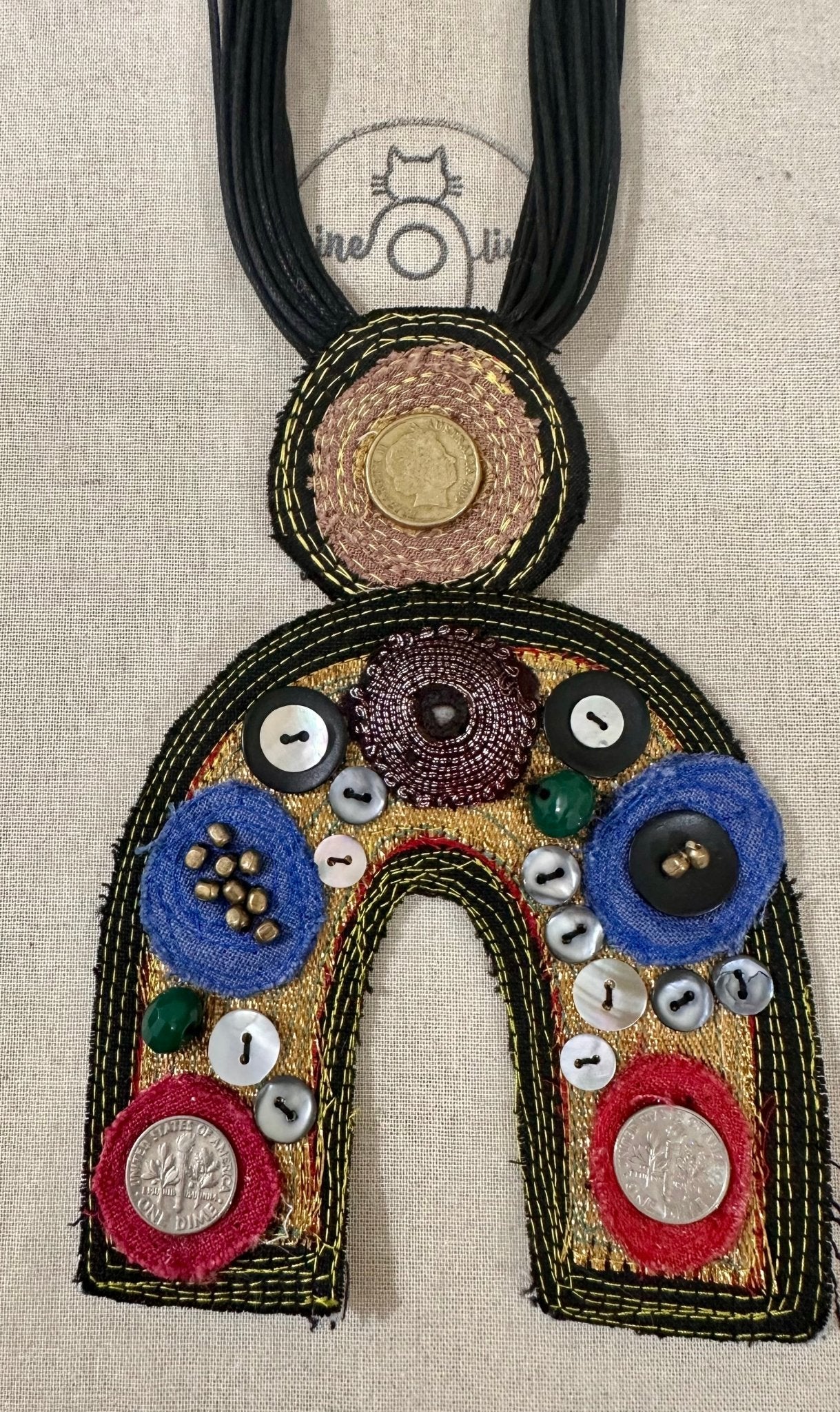 Horseshoe Fabric Neckpiece - CiceroniNeckpieceNine Lives