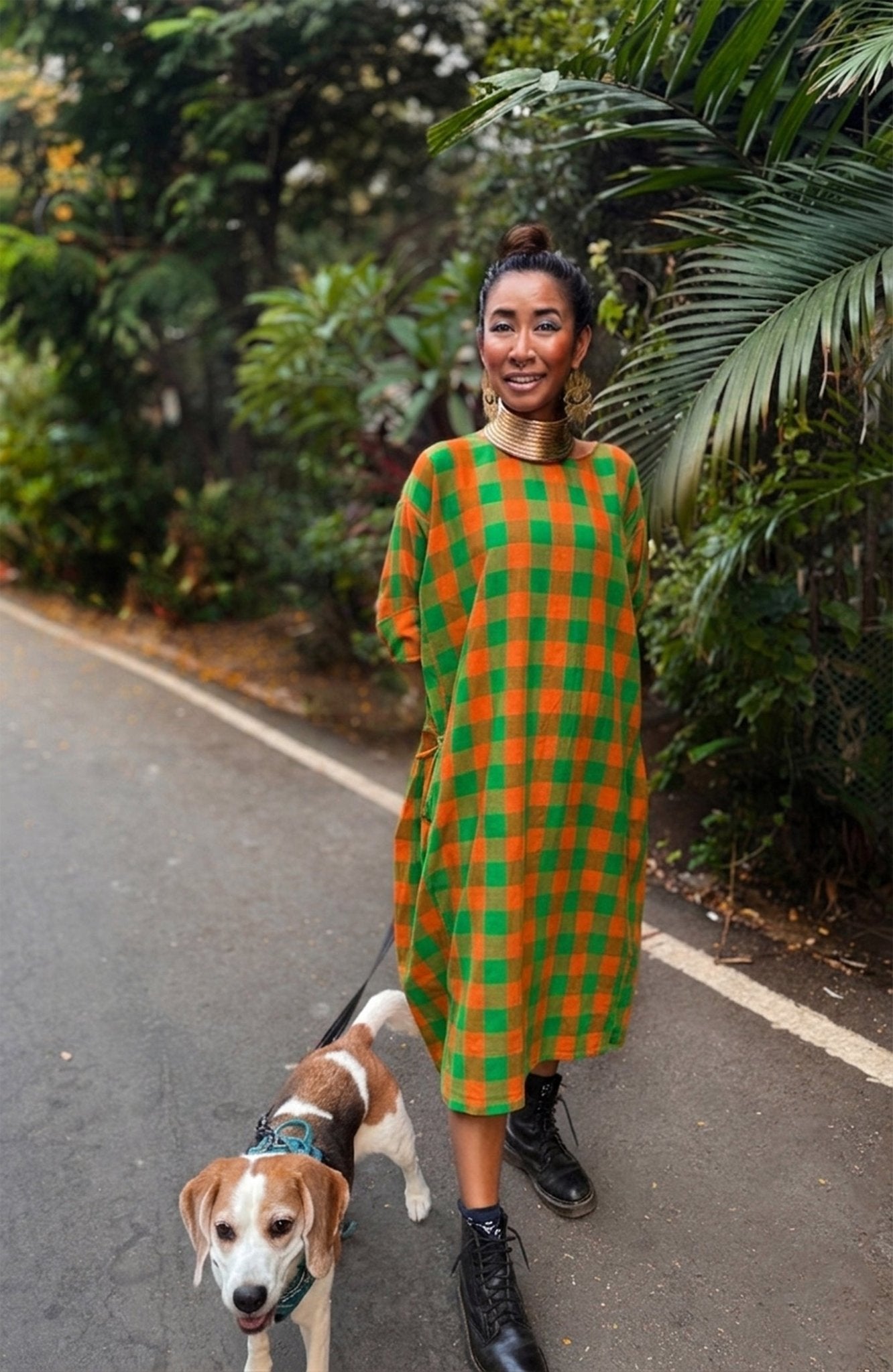 Hustle Shift Dress - Do Parrots Like Oranges - CiceroniDressesChiu