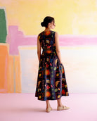 Hymn Midi Dress in Aloha Print - CiceroniDressesHappi Space