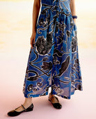Hymn Midi Dress in Blue Jardin Print - CiceroniDressesHappi Space
