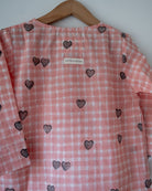 I want to be like Grandpa Kurta Pajama set in Peach Baked with Love print - CiceroniCo - ord SetLove The World Today