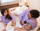 'I want to be like grandpa' Kurta Pyjama Set in Purple Moon Chase - CiceroniKurta Set, Everyday WearLove The World Today
