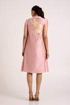 Ice Pink Helga - Tab Sleeve Day Dress - CiceroniDressesMadder Much