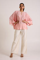 Ice Pink Myna - Jolly Good Free Size Top + Pant - CiceroniCo-ord SetMadder Much