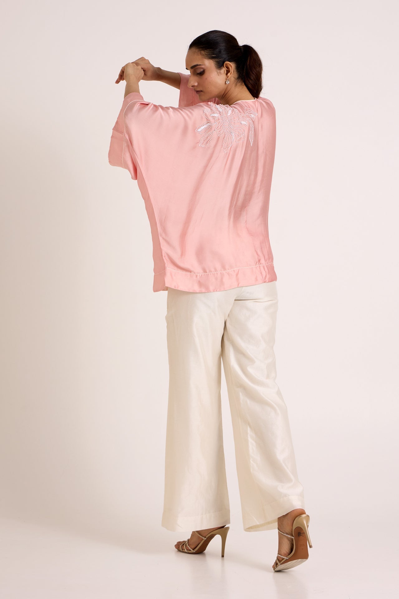 Ice Pink Myna - Jolly Good Free Size Top + Pant - CiceroniCo-ord SetMadder Much