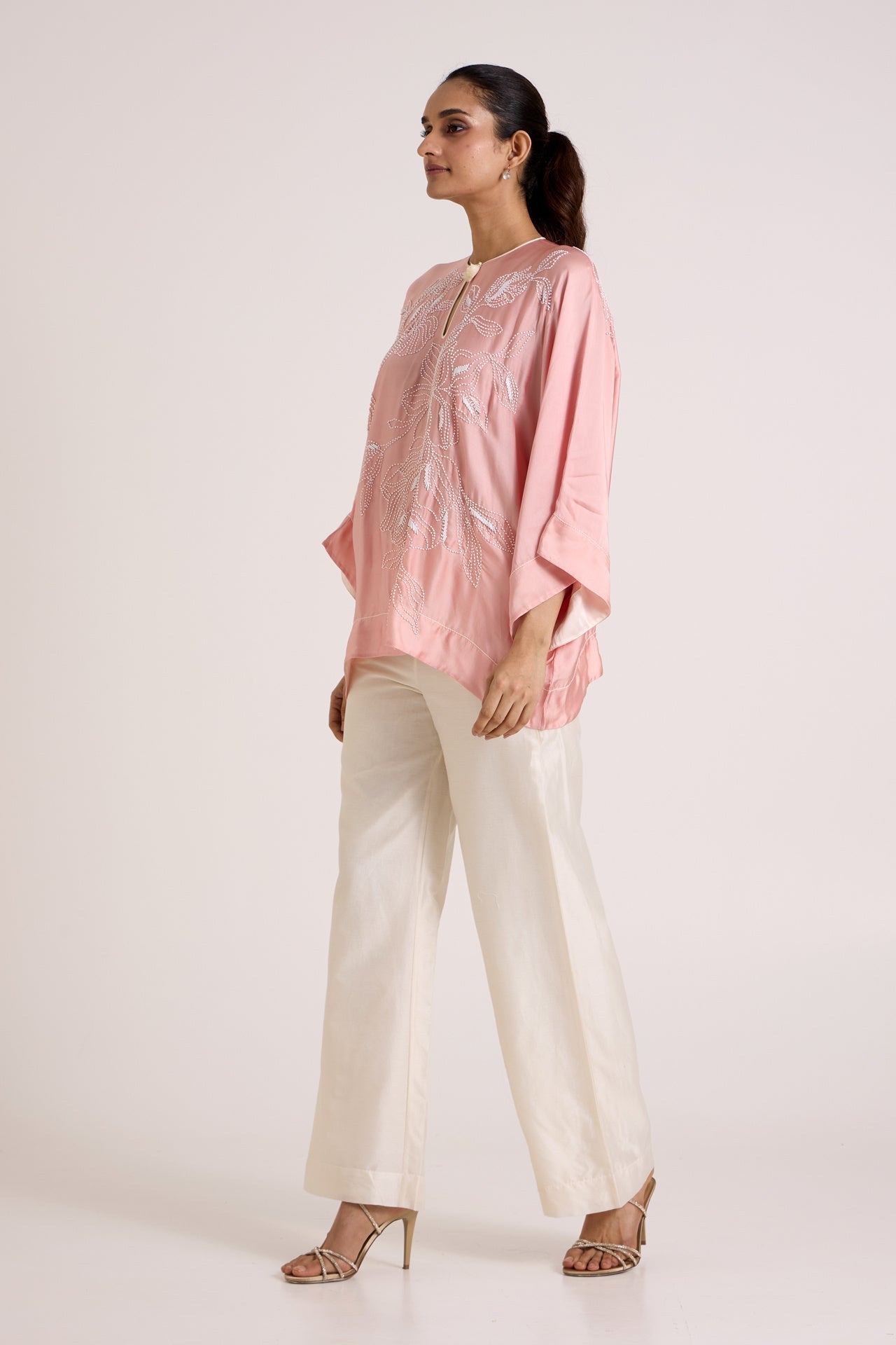 Ice Pink Myna - Jolly Good Free Size Top + Pant - CiceroniCo-ord SetMadder Much