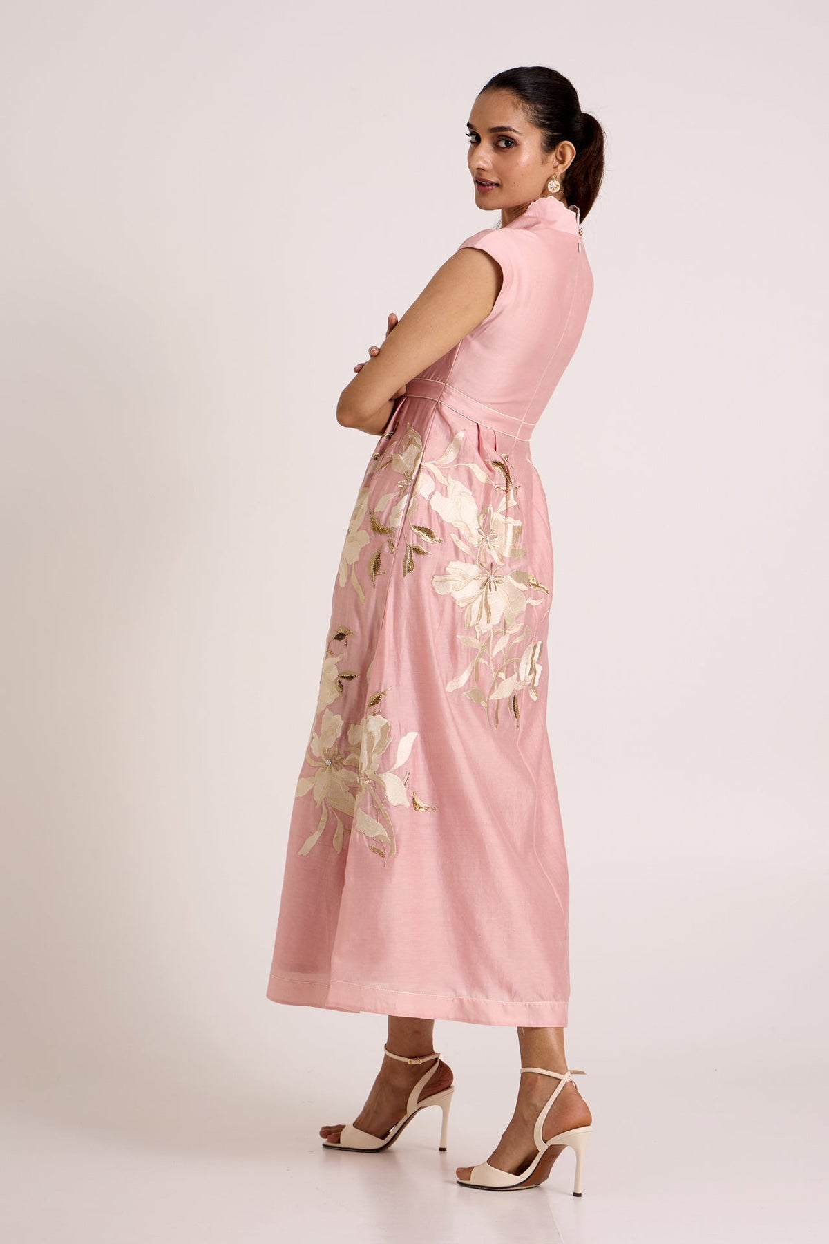 Ice Pink Paiva - Soft Bloom Midi Dress - CiceroniDressesMadder Much