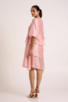 Ice Pink Quinn - Terraced Short Dress - CiceroniDressesMadder Much