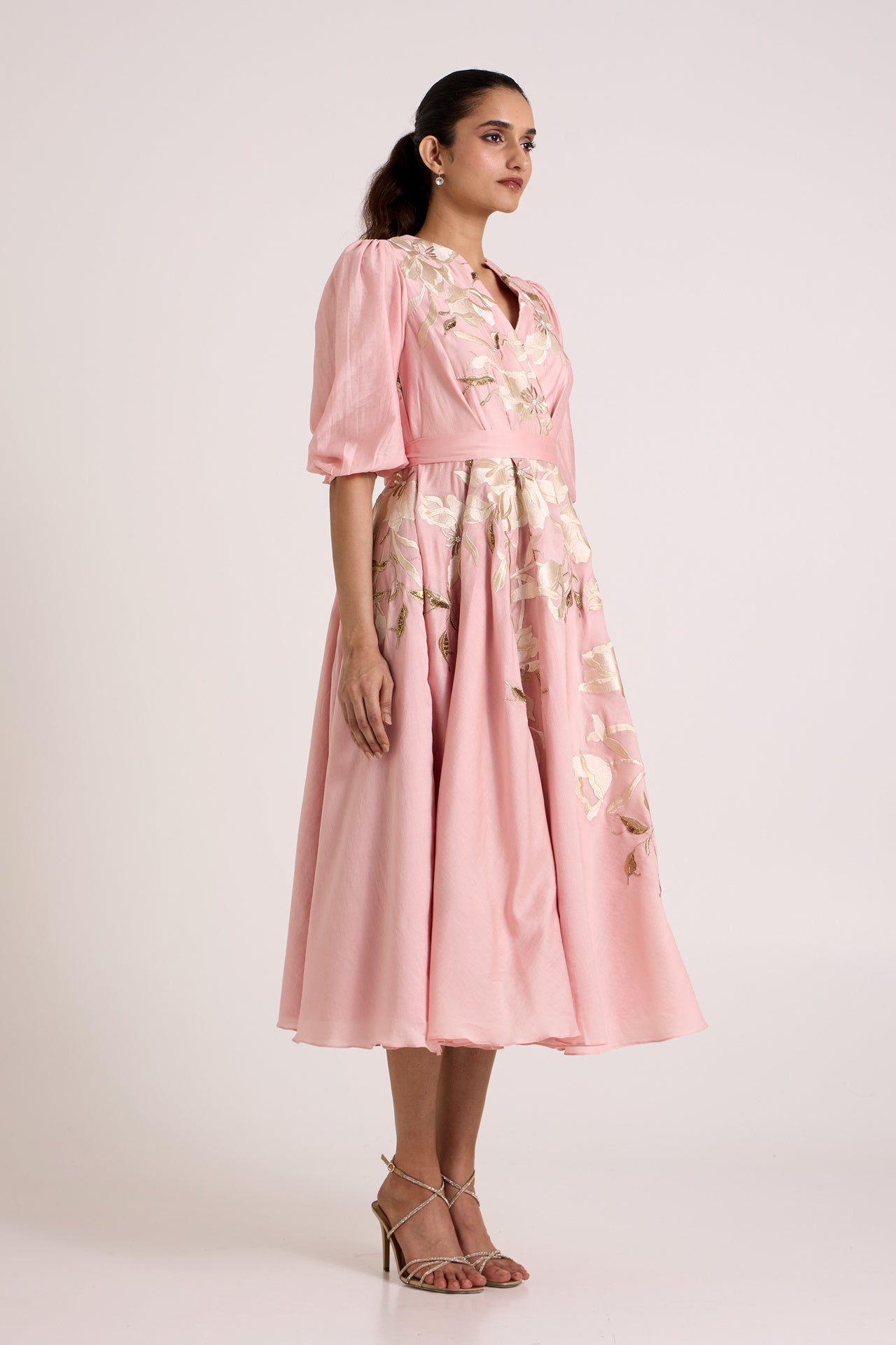Ice Pink Saira - Circular Midi Dress - CiceroniDressesMadder Much