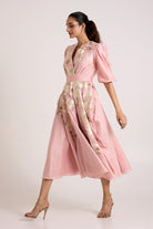 Ice Pink Saira - Circular Midi Dress - CiceroniDressesMadder Much