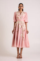 Ice Pink Saira - Circular Midi Dress - CiceroniDressesMadder Much