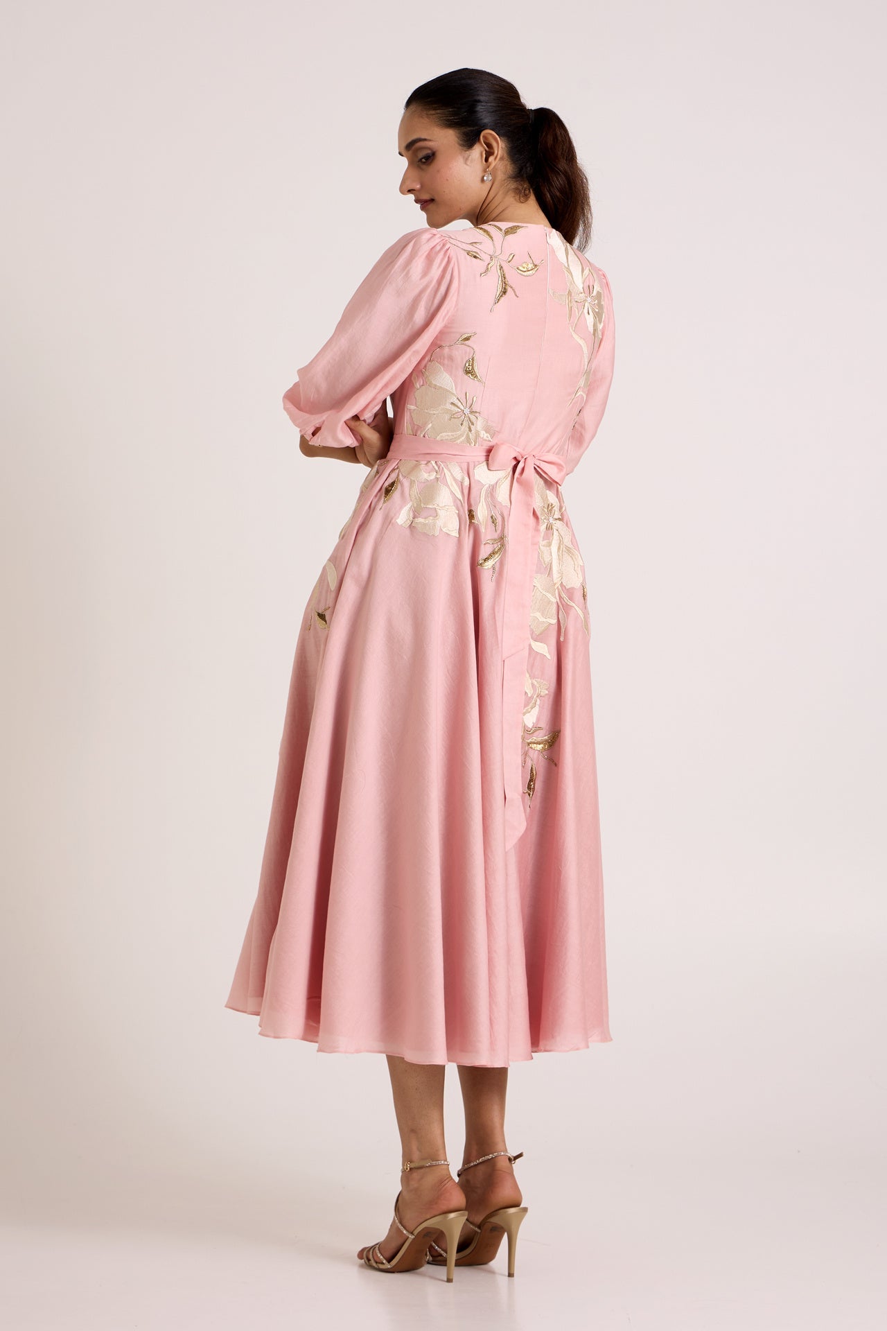 Ice Pink Saira - Circular Midi Dress - CiceroniDressesMadder Much