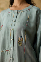 Ikkato Kurta Set - Teal - CiceroniKurta Set, Festive WearKhyati Rughani