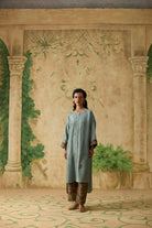 Ikkato Kurta Set - Teal - CiceroniKurta Set, Festive WearKhyati Rughani