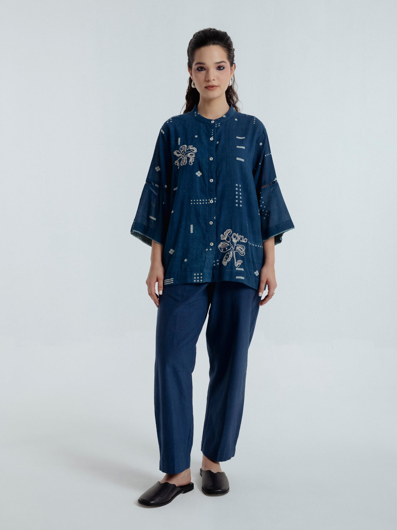 Indigo Barrel Pants - CiceroniWomen PantsRias Jaipur
