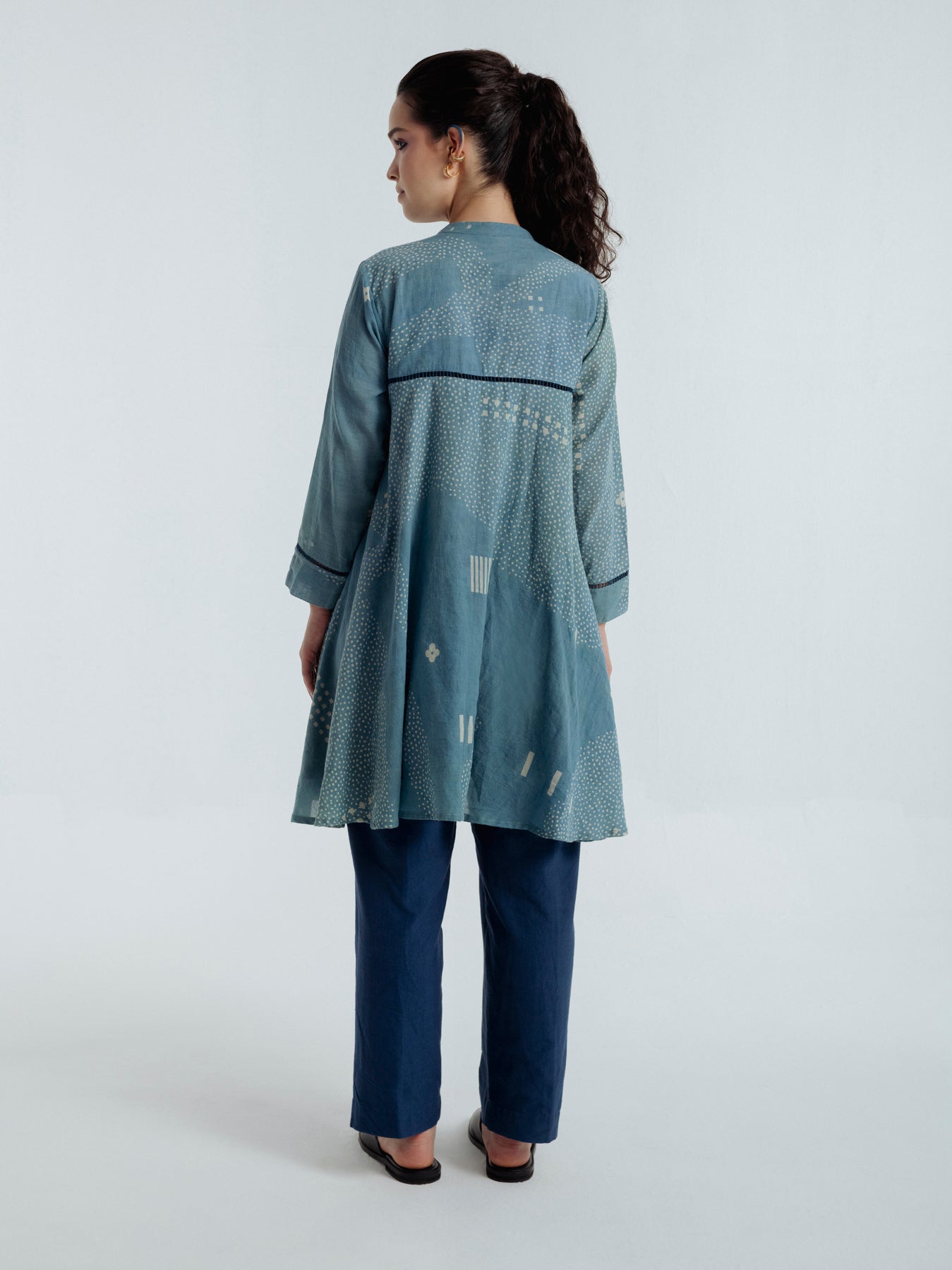 Indigo Flare Co - ord Set - CiceroniCo - ord SetRias Jaipur