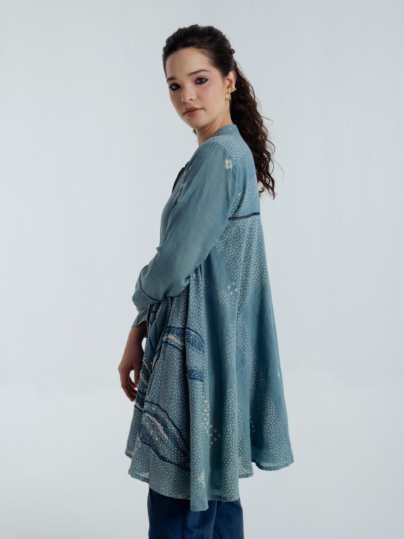 Indigo Flare Co - ord Set - CiceroniCo - ord SetRias Jaipur