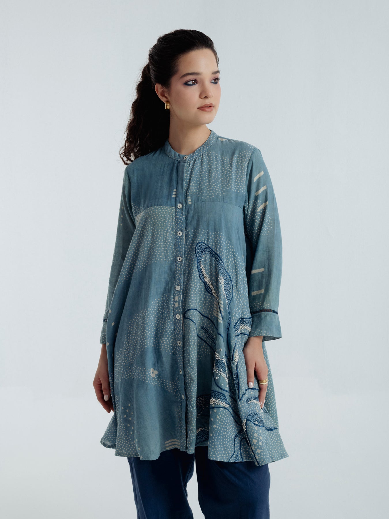Indigo Flare Co - ord Set - CiceroniCo - ord SetRias Jaipur