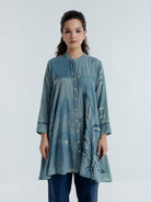 Indigo Flare Shirt - CiceroniWomen ShirtsRias Jaipur
