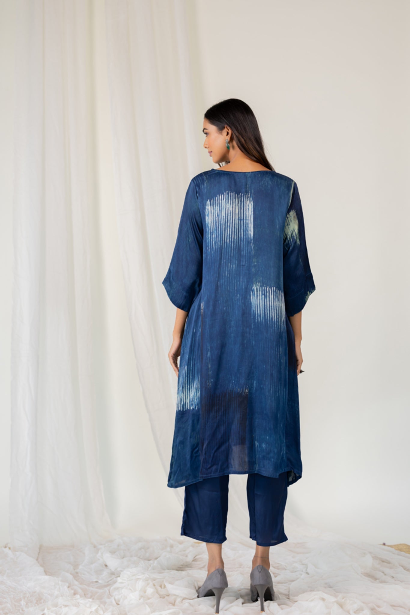Indigo Hues Tunic - CiceroniTunicsMaidaan