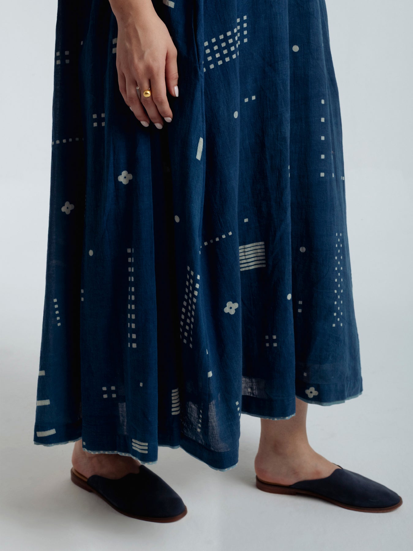 Indigo Maxi Dress - CiceroniDressesRias Jaipur