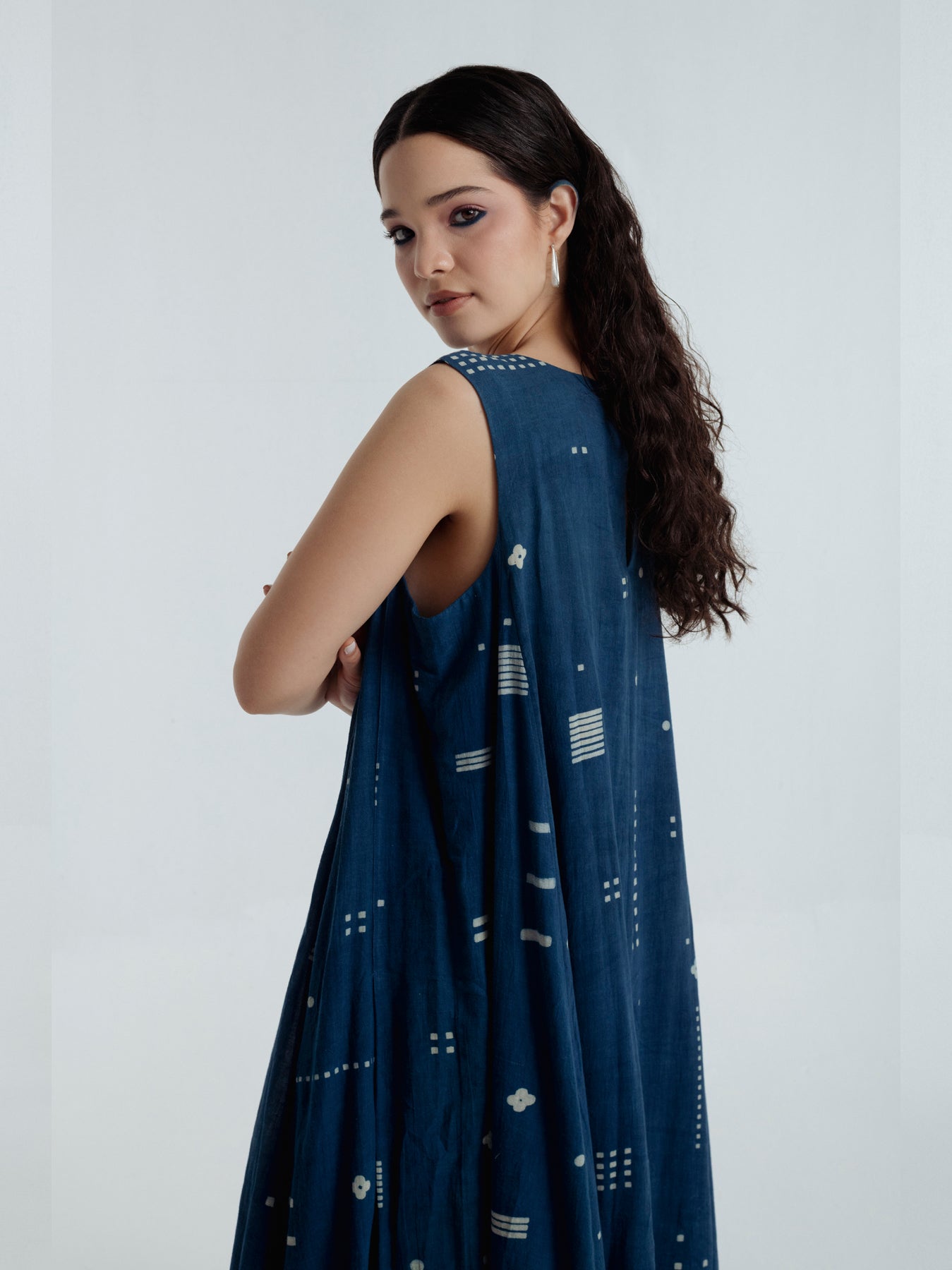 Indigo Maxi Dress - CiceroniDressesRias Jaipur