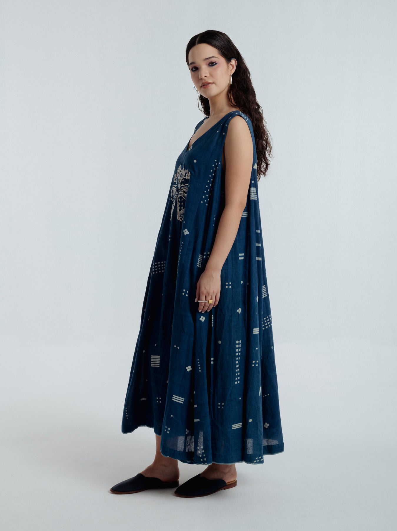 Indigo Maxi Dress - CiceroniDressesRias Jaipur