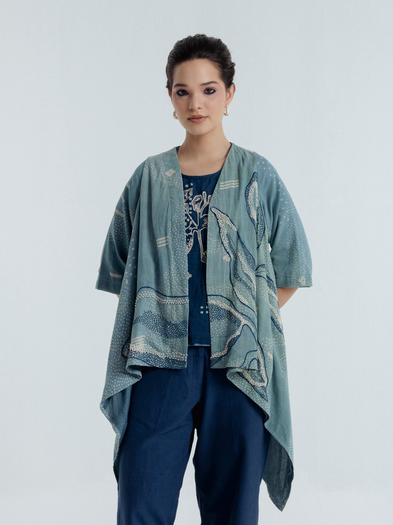 Indigo Overlay - CiceroniJacketsRias Jaipur