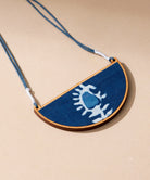 Indigo Semi Circle Necklace - CiceroniNecklaceWhe by Abira