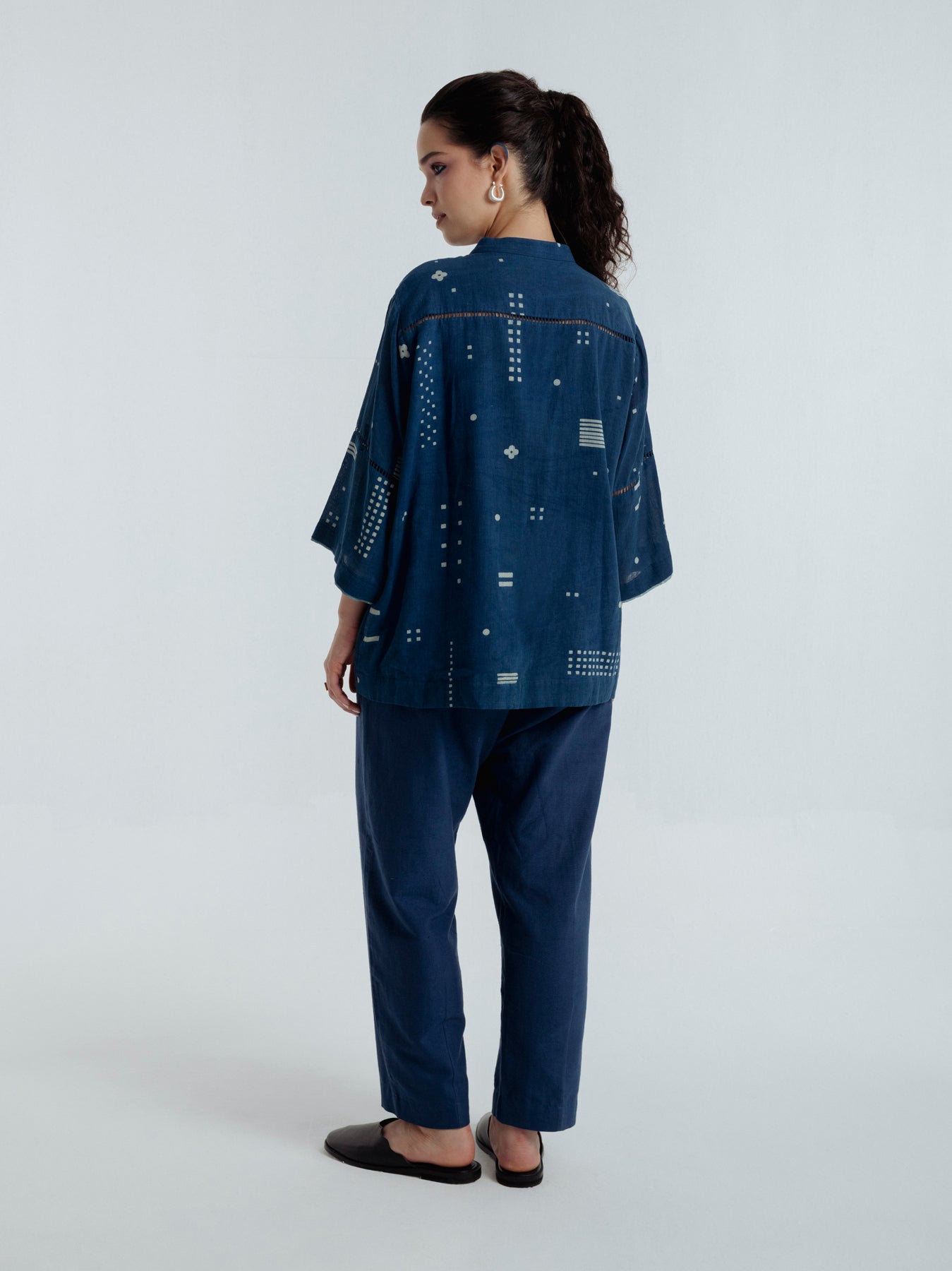 Indigo Shadow Shirt - CiceroniWomen ShirtsRias Jaipur