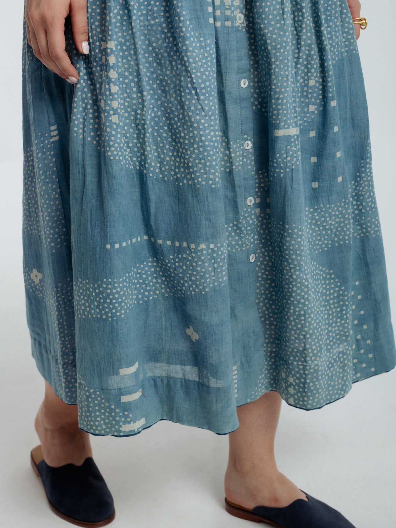 Indigo Skirt - CiceroniSkirtsRias Jaipur