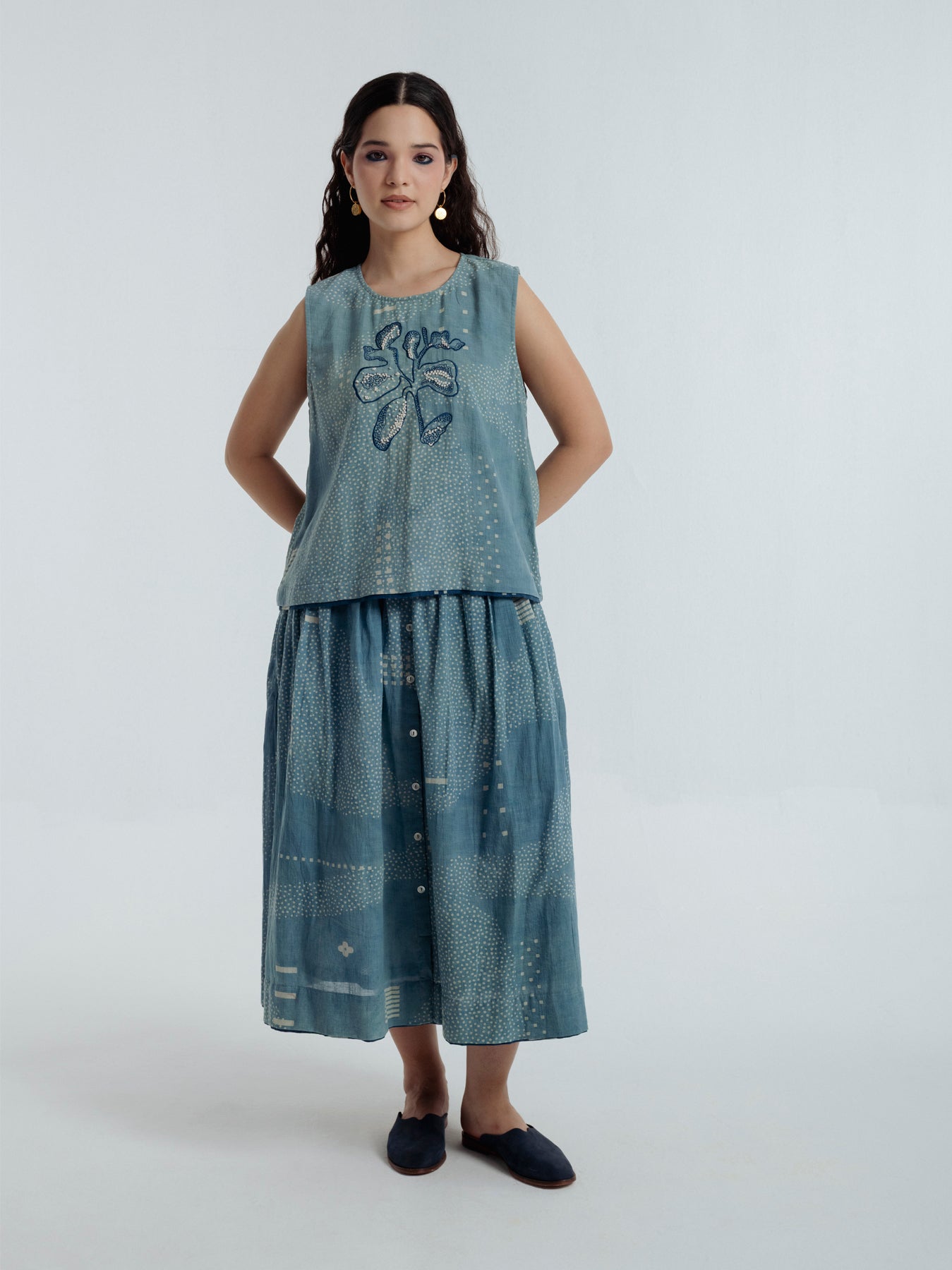 Indigo Sky Co - ord Set - CiceroniCo - ord SetRias Jaipur