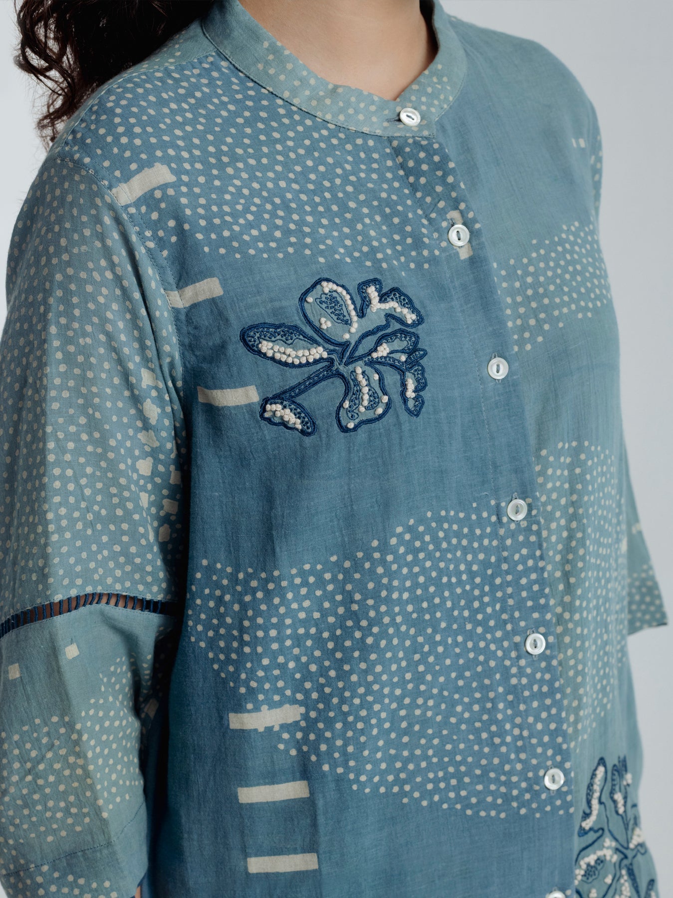 Indigo Sky Shirt - CiceroniWomen ShirtsRias Jaipur