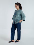 Indigo Sky Shirt - CiceroniWomen ShirtsRias Jaipur