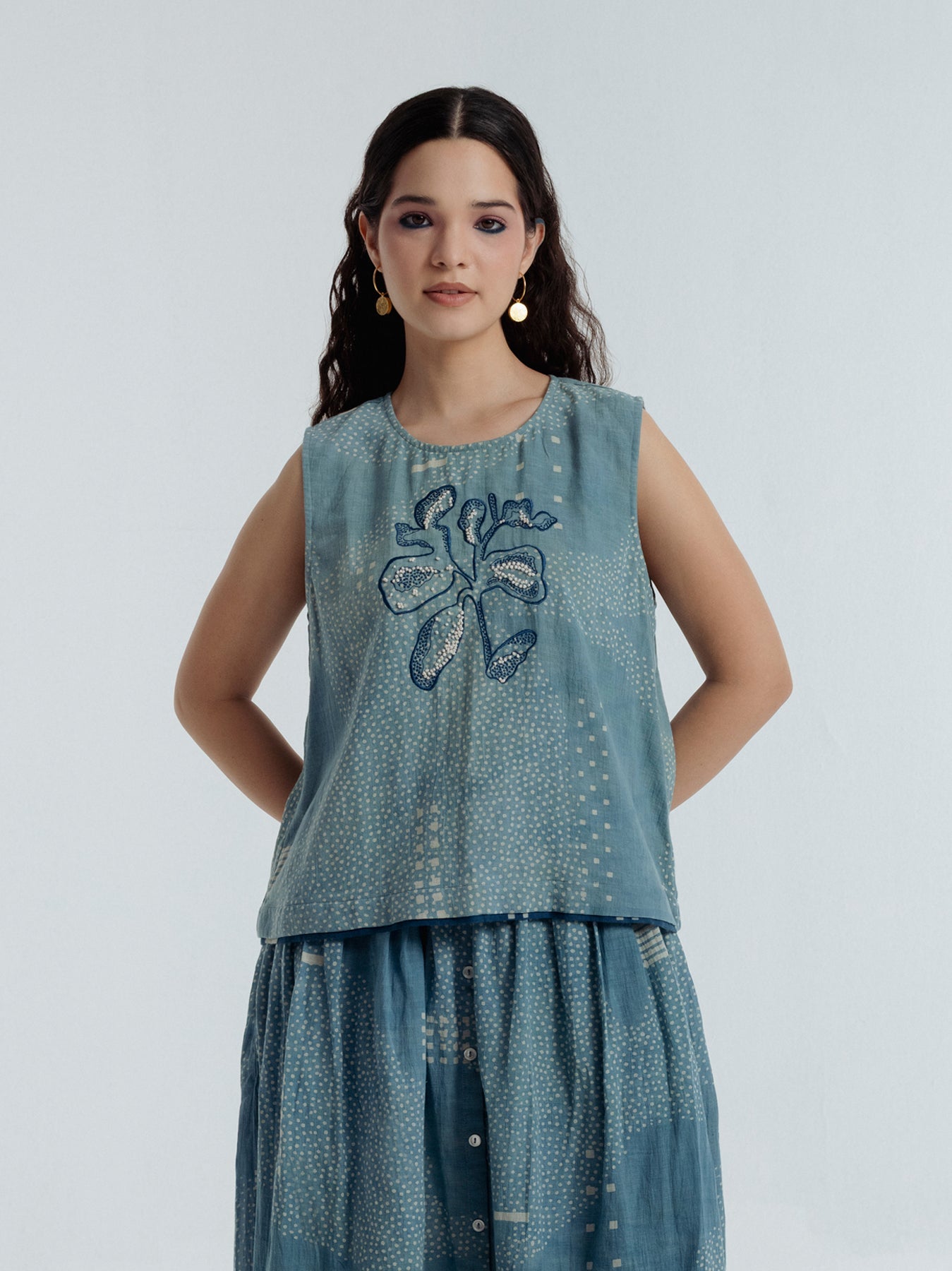 Indigo Sky Top - CiceroniTopsRias Jaipur