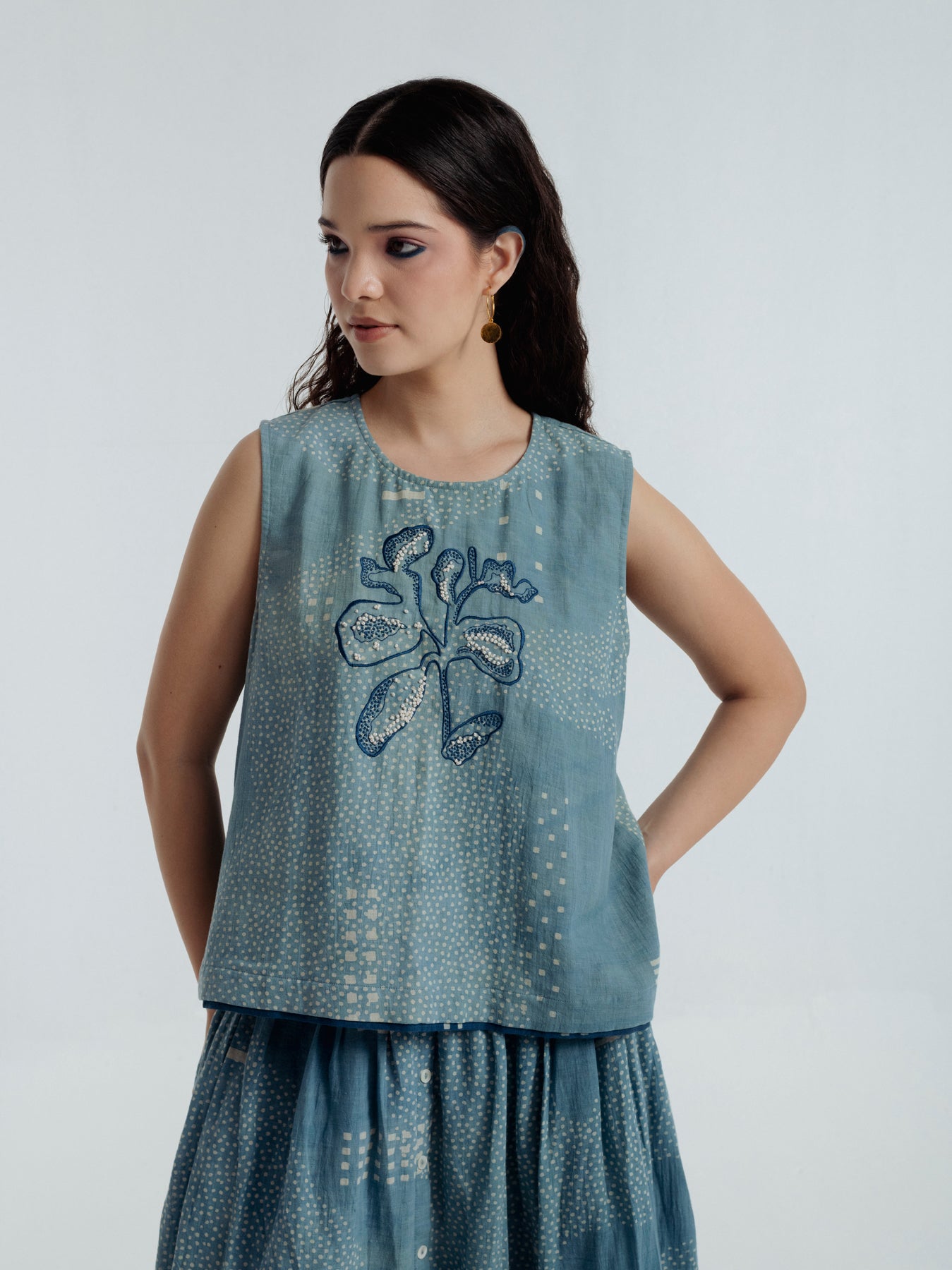 Indigo Sky Top - CiceroniTopsRias Jaipur