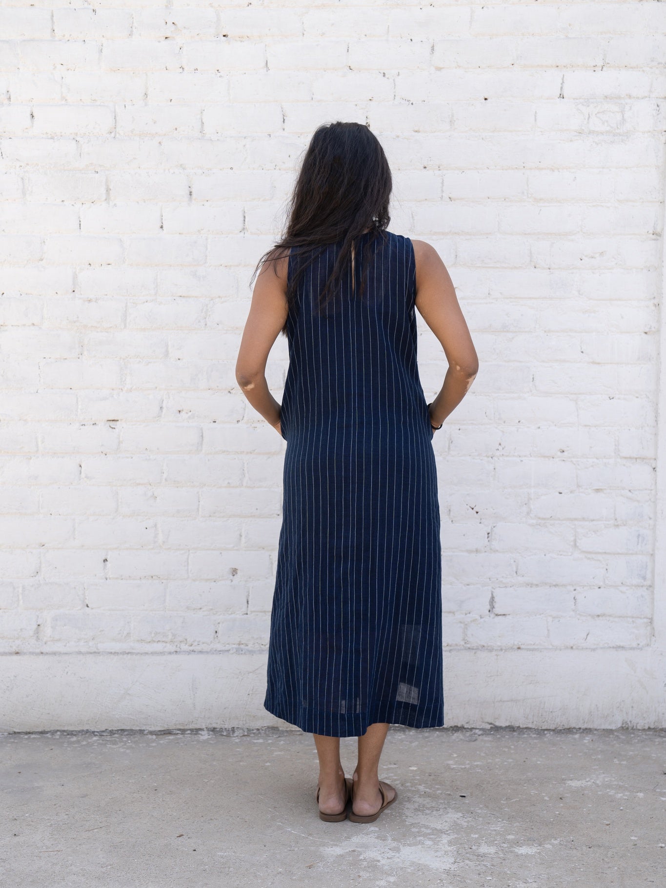 Indigo Streams Dress - CiceroniDresseswith N.