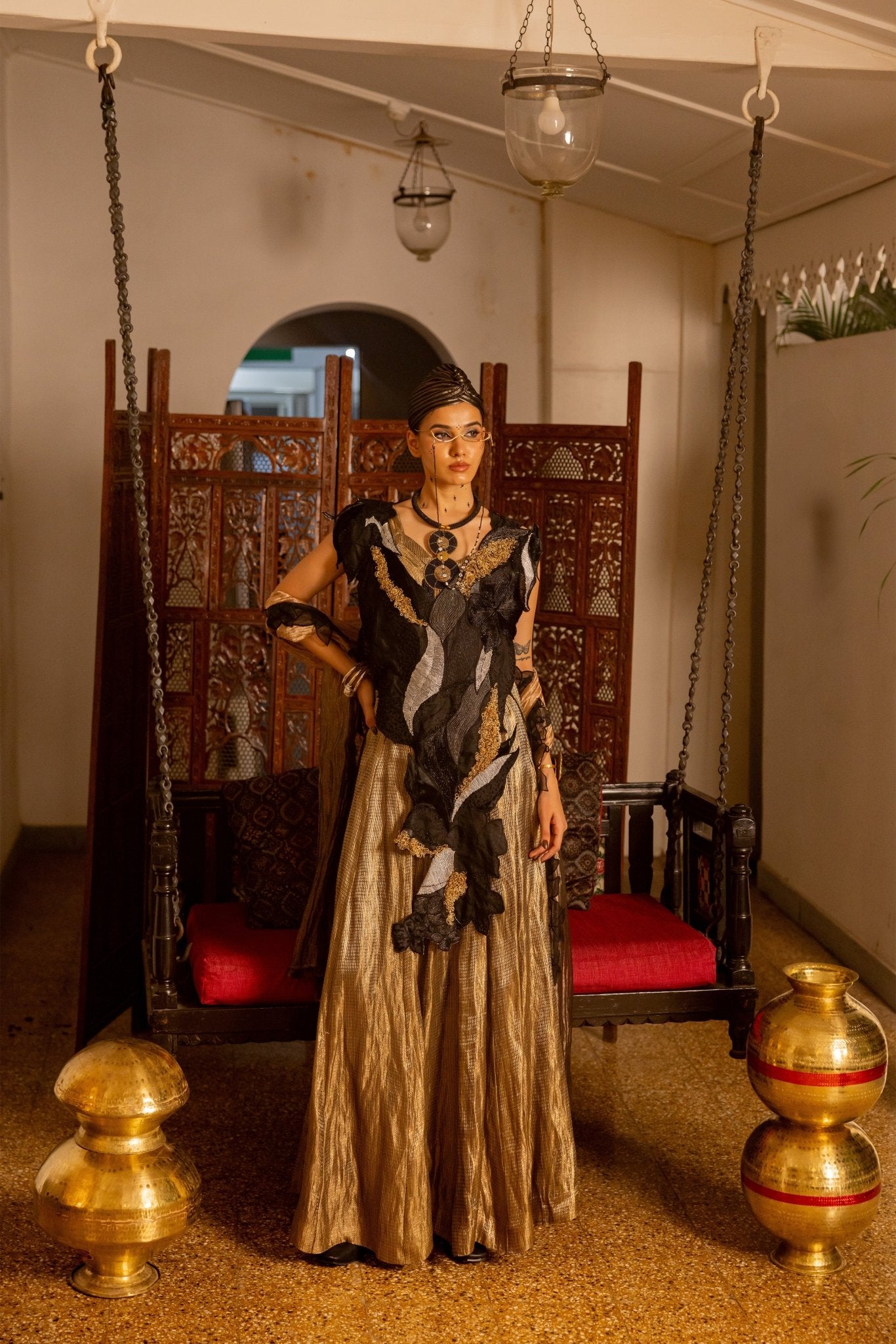 Indra Set - CiceroniLehenga SetChambray & Co.