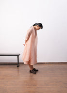 Ingrid Layered Dress - Peach - CiceroniDressesHiranya