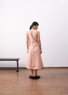 Ingrid Layered Dress - Peach - CiceroniDressesHiranya