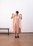 Ingrid Layered Dress - Peach - CiceroniDressesHiranya